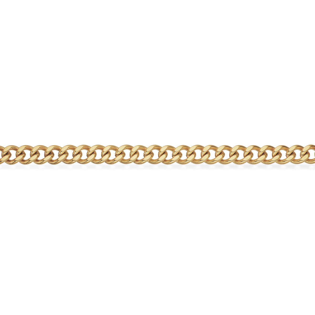 Scrouples - FORCE Herre armbånd, forgyldt stål panzer 21 cm - Model: 03641A,M