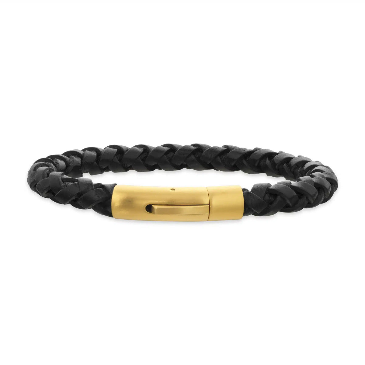 Scrouples - FORCE Herre armbånd sort flettet læder - Model: 03751A,M