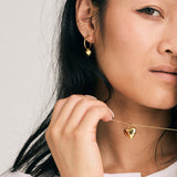 Aagaard - 8 kt guld creol med vedhæng "Loving" - Model: 1670-G8-41