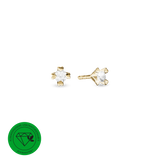 Mary ørestikker 8 kt guld med 2x0,10 ct labgrown diamant W/VS - Model: 08947710