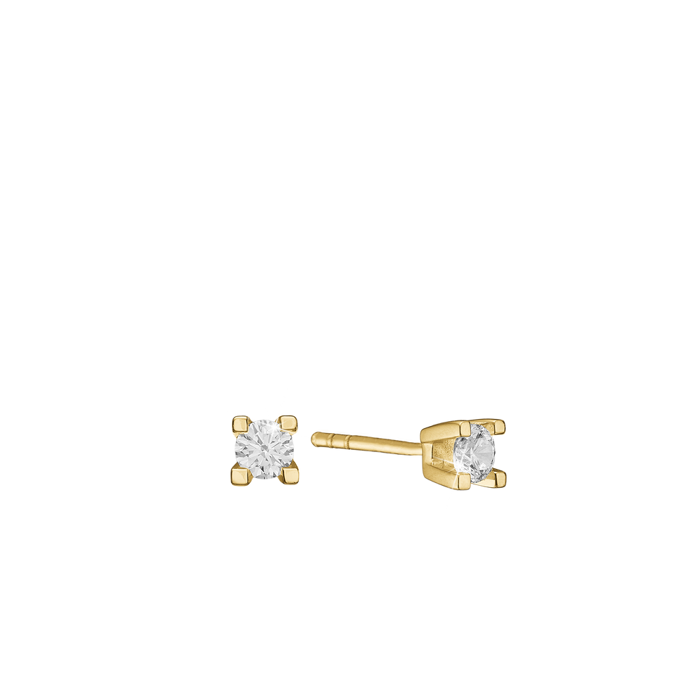 Aagaard - ETERNITY 8KT ØRESTIK 2X0,03CT WSI 4/GRAB