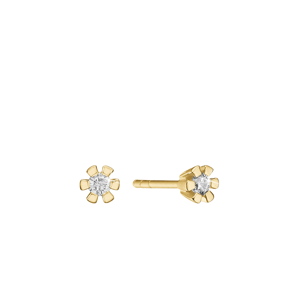 Aagaard - ETERNITY 14KT ØRESTIK 2X0,20CT WSI 6/GRAB