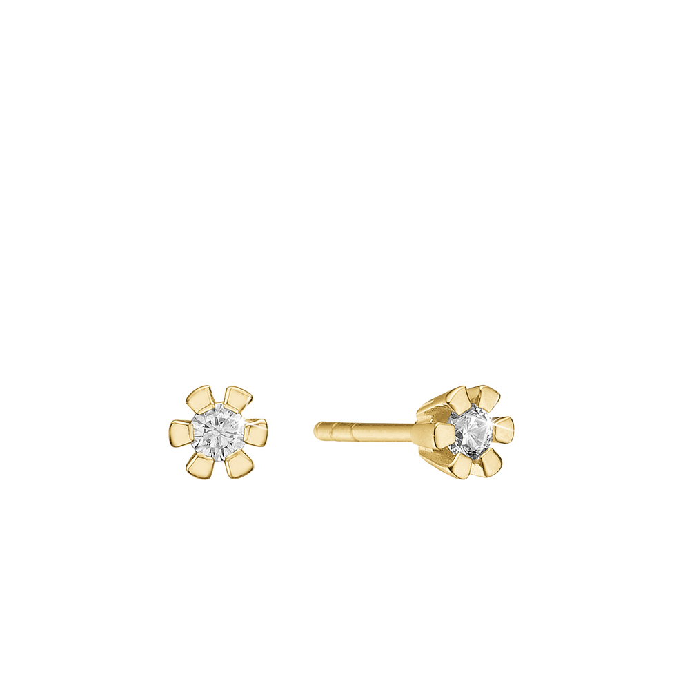 Aagaard - ETERNITY 14KT ØRESTIK 2X0,25CT WSI 6/GRAB