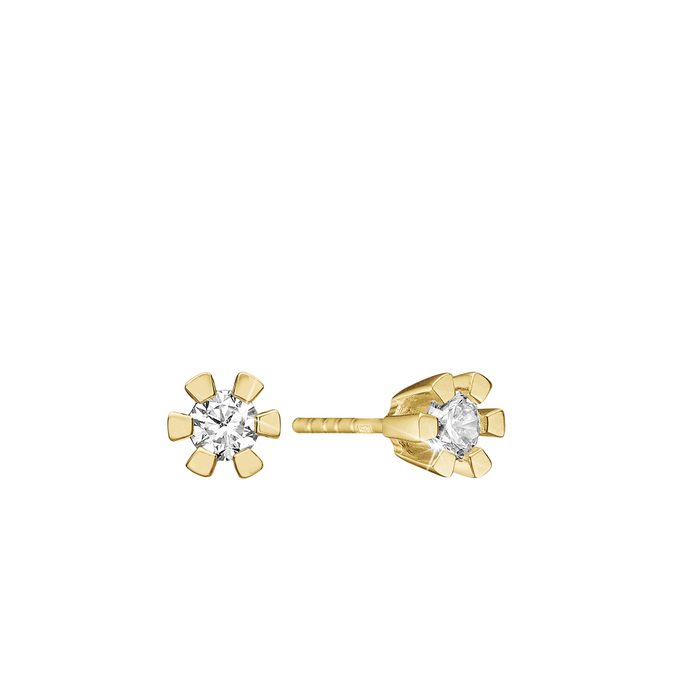 Aagaard - ETERNITY 14KT ØRESTIK 2X0,40CT WSI 6/GRAB
