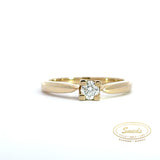 Amore - 14 kt Guld ring med diamant 0,25 tw/si brillant - Model: 40-22588