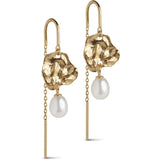 Enamel - KAI PEARL ørehænger, forgyldt - Model: E326GM
