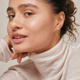 Enamel - ORGANIC ørehænger, forgyldt - Model: E330G