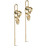Enamel - KIM ørehænger, forgyldt - Model: E328GM