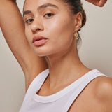 Enamel - KIM ørehænger, forgyldt - Model: E328GM