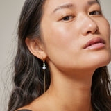 Enamel - JANA, ørehænger, forgyldt - Model: E348G