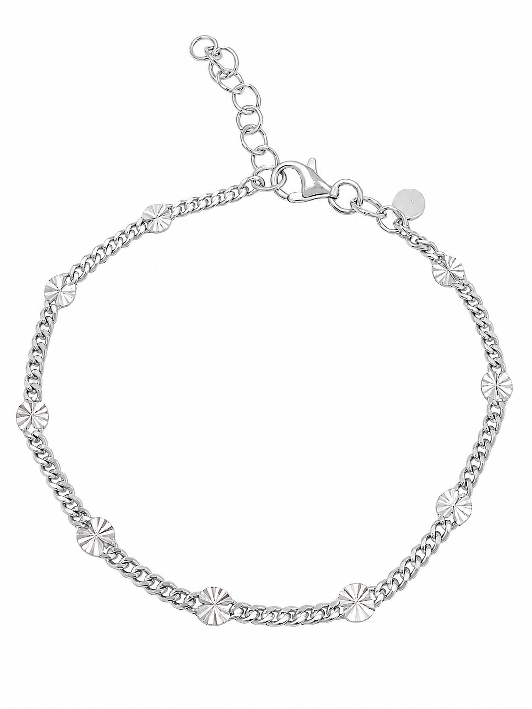 L&G Armbånd i rhodineret sølv, big shine/panser - model 1060759