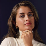 SIF JAKOBS - ELLISSE CREOLO øreringe - Model: E2315-CZ-YG