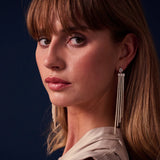 SIF JAKOBS - ELLISSE LUNGO PICCOLO øreringe - Model: E2327-CZ-YG