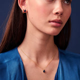 SIF JAKOBS - ELLISSE CAREZZA halskæde - Model: N2353-BLCZ-YG