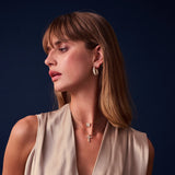SIF JAKOBS - BELLUNO CROCE halskæde - Model: N2394-CZ-YG