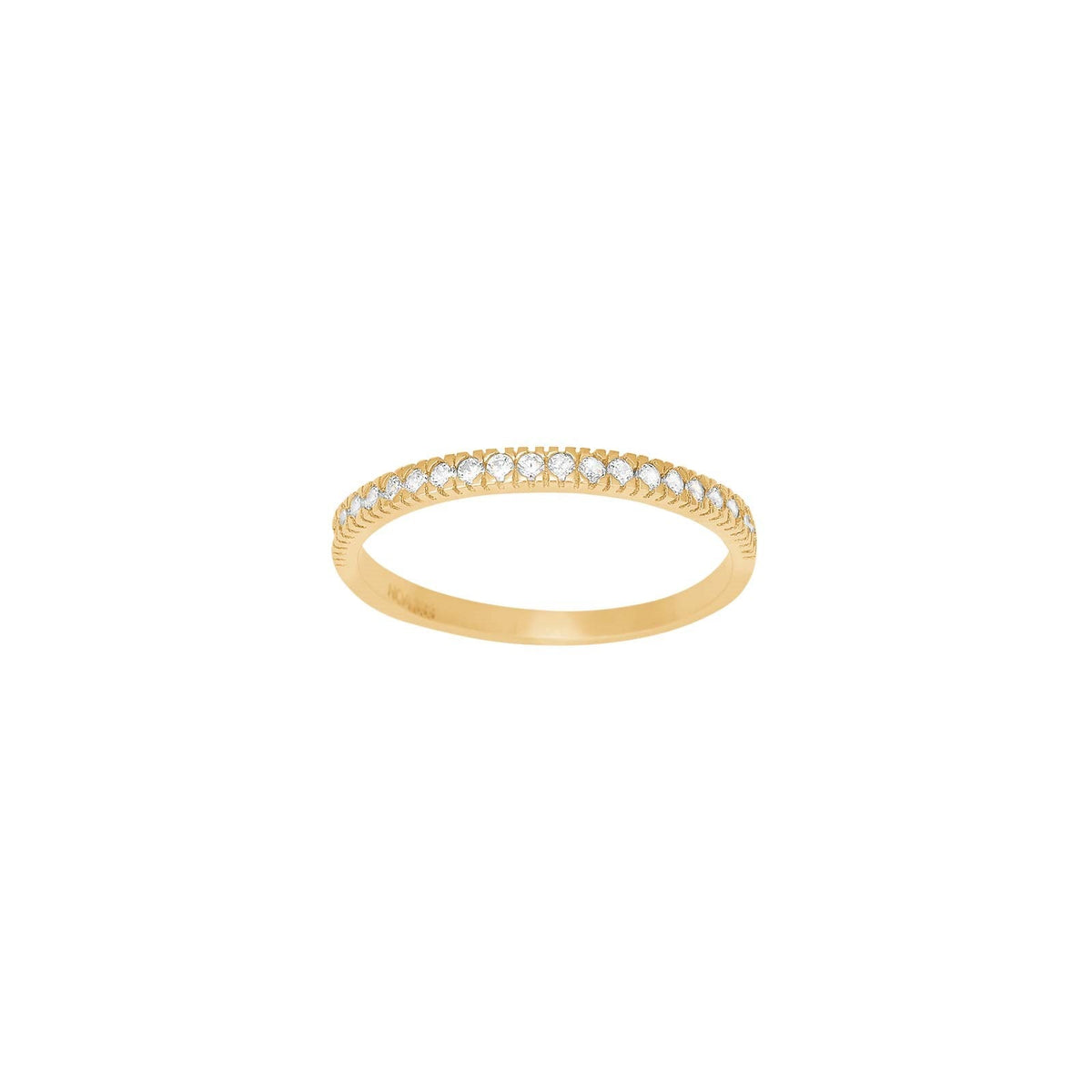Siersbøl 8kt. guldring alliance m/cz