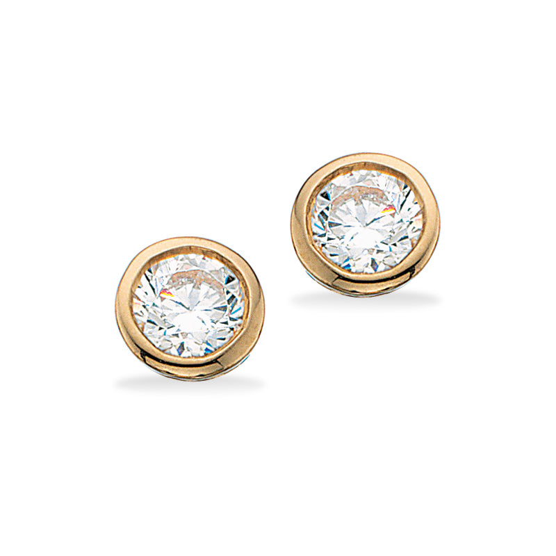 Scrouples - Ørepynt syn.zir. mellem 8 kt. - Model: 117423