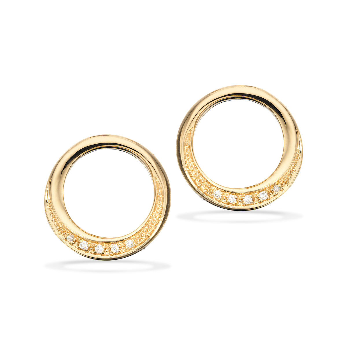 Scrouples - Ørepynt 0,04 H-W/SI 14 kt - Model: 117815