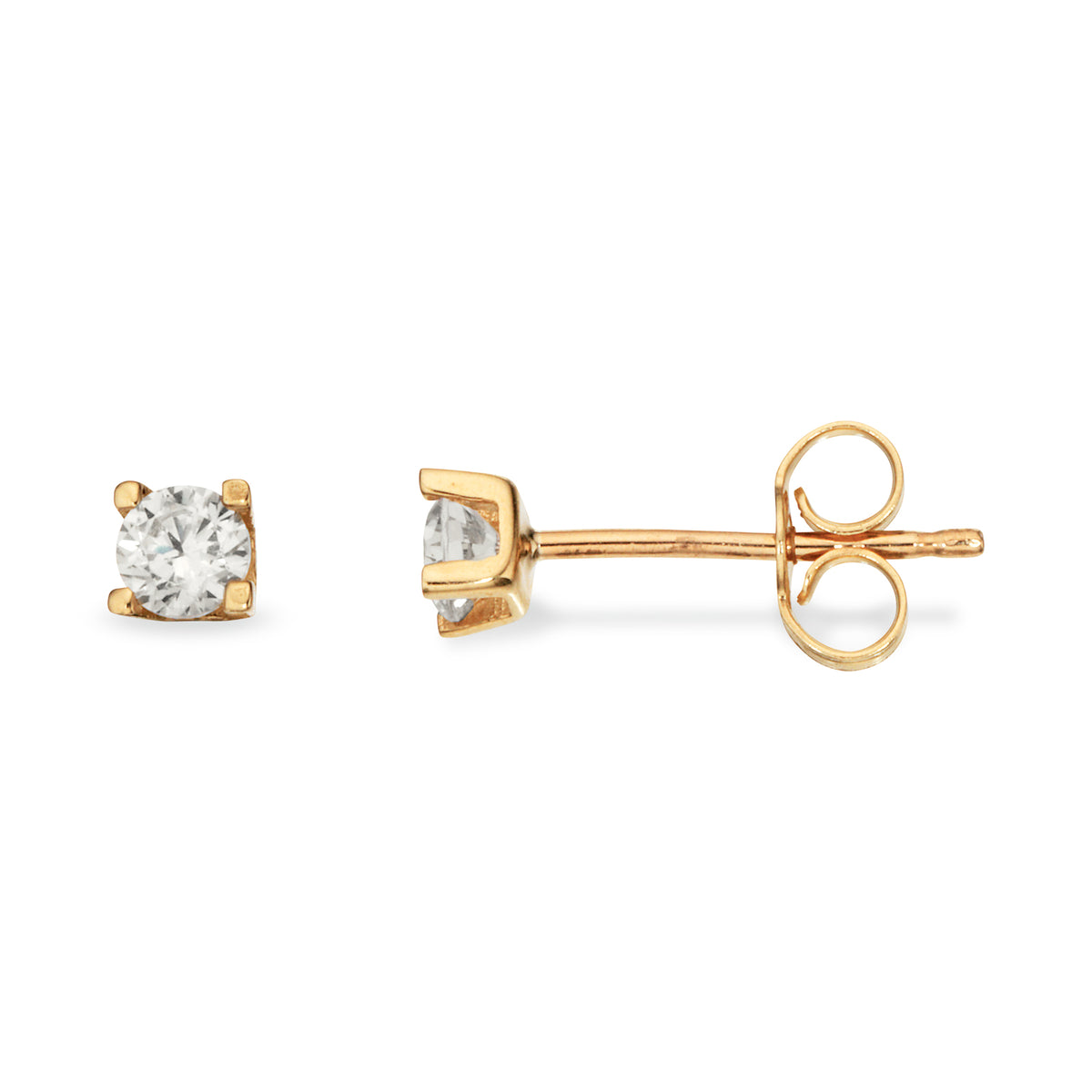 Scrouples - Ørepynt syn.zir. 3 mm 8 kt. - Model: 118163