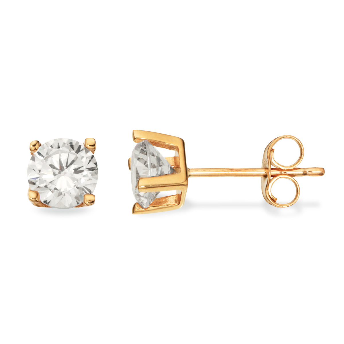 Scrouples - Ørepynt syn.zir. 5 mm 8 kt. - Model: 118183