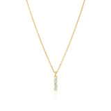 SIF JAKOBS - Halskæde Ellera Ovale Piccolo - MODEL: SJ-N2414-CZ-YG