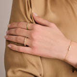 SIF JAKOBS - ARMBÅND Ellera Ovale - MODEL: SJ-B2418-CZ-YG