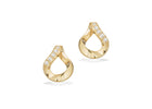Scrouples - 8 kt guld ørestikker med syntetiske zirkoner - Model: 124383