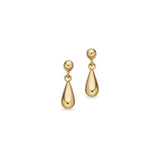 Scrouples - 8 kt guld ørestik med dråbe - Model: 124693