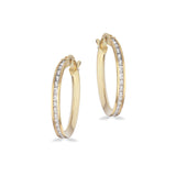 Scrouples - 8 kt. guld creoler 18 mm cubic zir. - Model: 124823