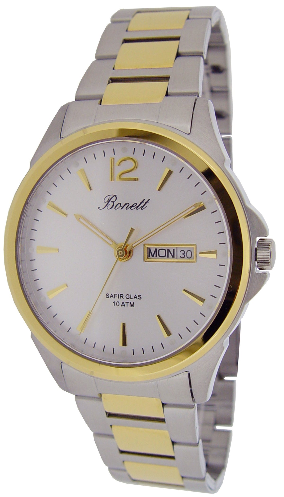 Bonett - Herreur i stål - bicolor - m. dato - Model: 1364B