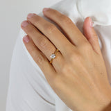Mary ring 14 kt guld med 0,40 ct labgrown diamant W/VS - Model: 14647740