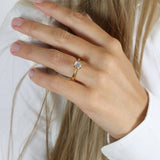 Mary ring 14 kt guld med 0,75 ct labgrown diamant W/VS - Model: 14647775