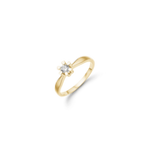 Aagaard - ETERNITY 14KT guldring med diamant 0,20 ct W/SI 6/Grab