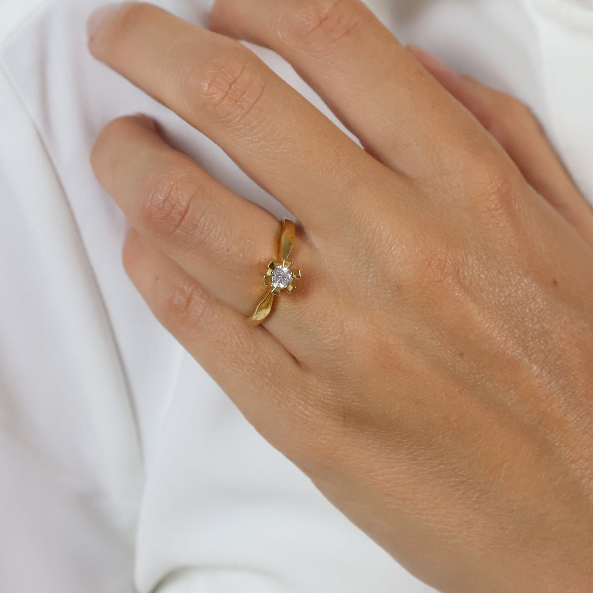 Aagaard Eternity Ring 14 Karat Guld Med 0,30ct W/SI Diamant