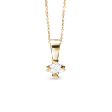 Mary vedhæng 14 kt guld med 1,00 ct labgrown diamant W/VS - Model: 148477100
