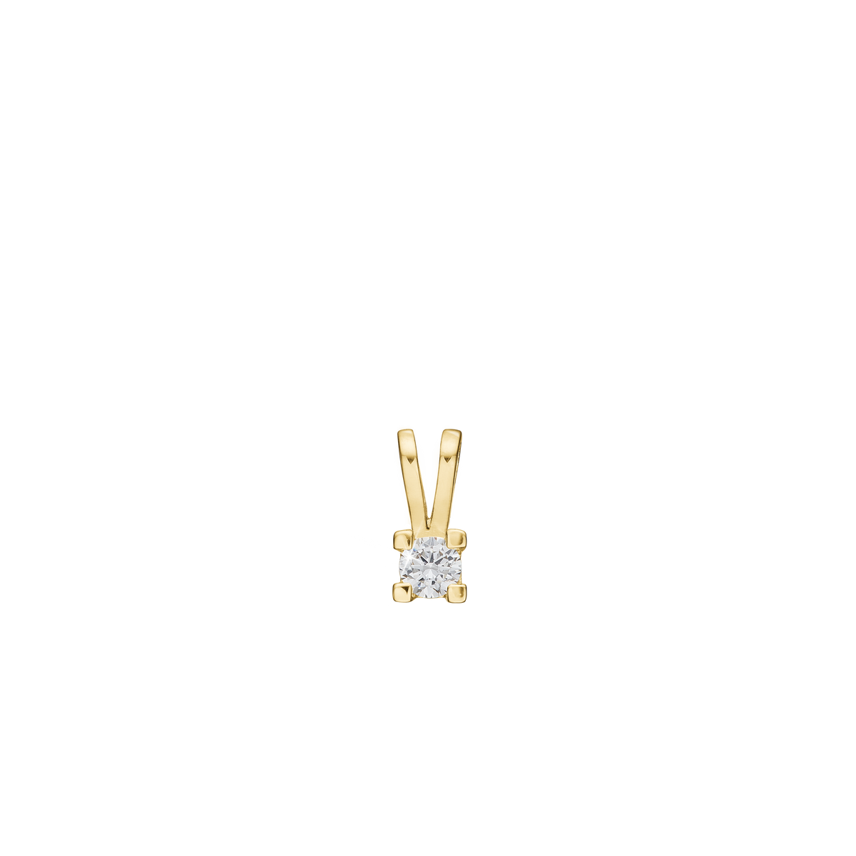Aagaard Eternity Vedhæng 14 Karat Guld Med 0,15ct W/SI Diamant