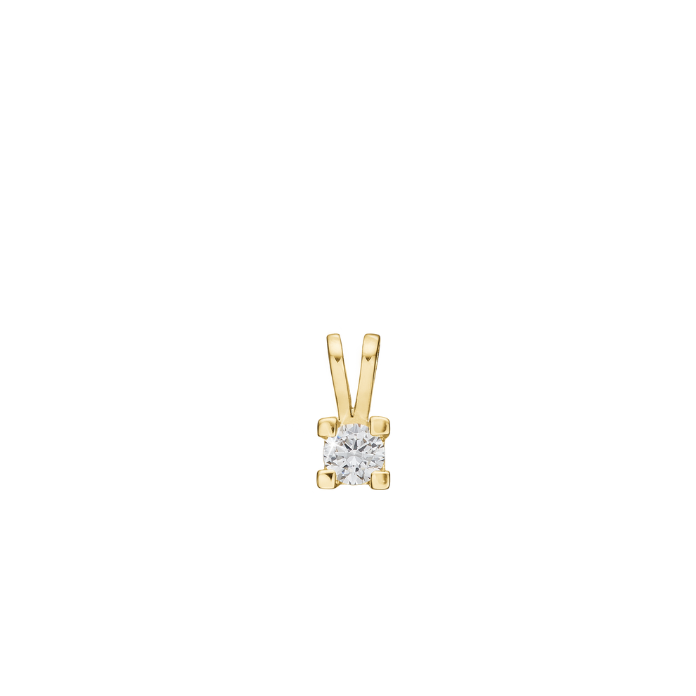 Aagaard - Diamant vedhæng, Eternity i 14 kt. Guld - ombytningsserie 0.25ct w/si 4/grab