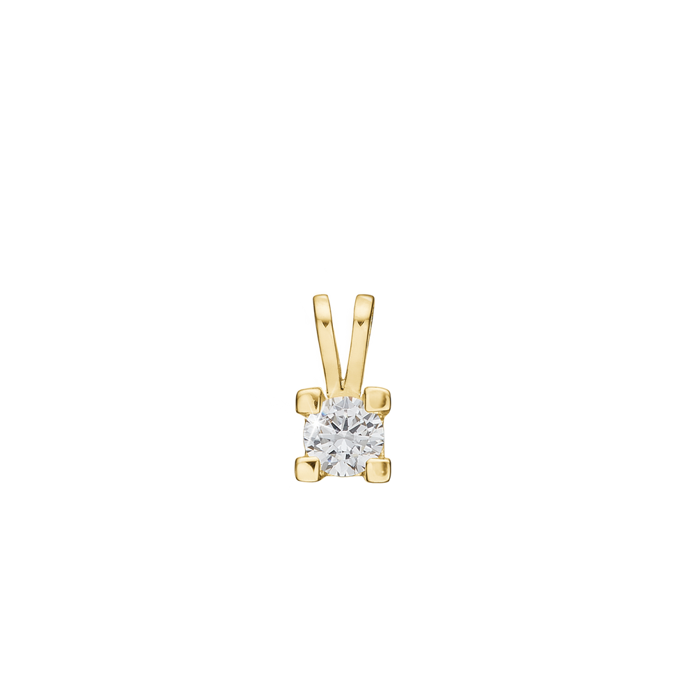 Aagaard - Diamant vedhæng, Eternity i 14 kt. Guld - ombytningsserie 0.40ct w/si 4/grab