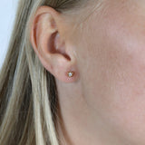 Aagaard - ETERNITY 14KT ØRESTIK 2X0,05CT WSI 6/GRAB