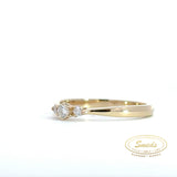 Amore - 14 kt. diamant guld ring med 0,15ct - Model: 40-22590