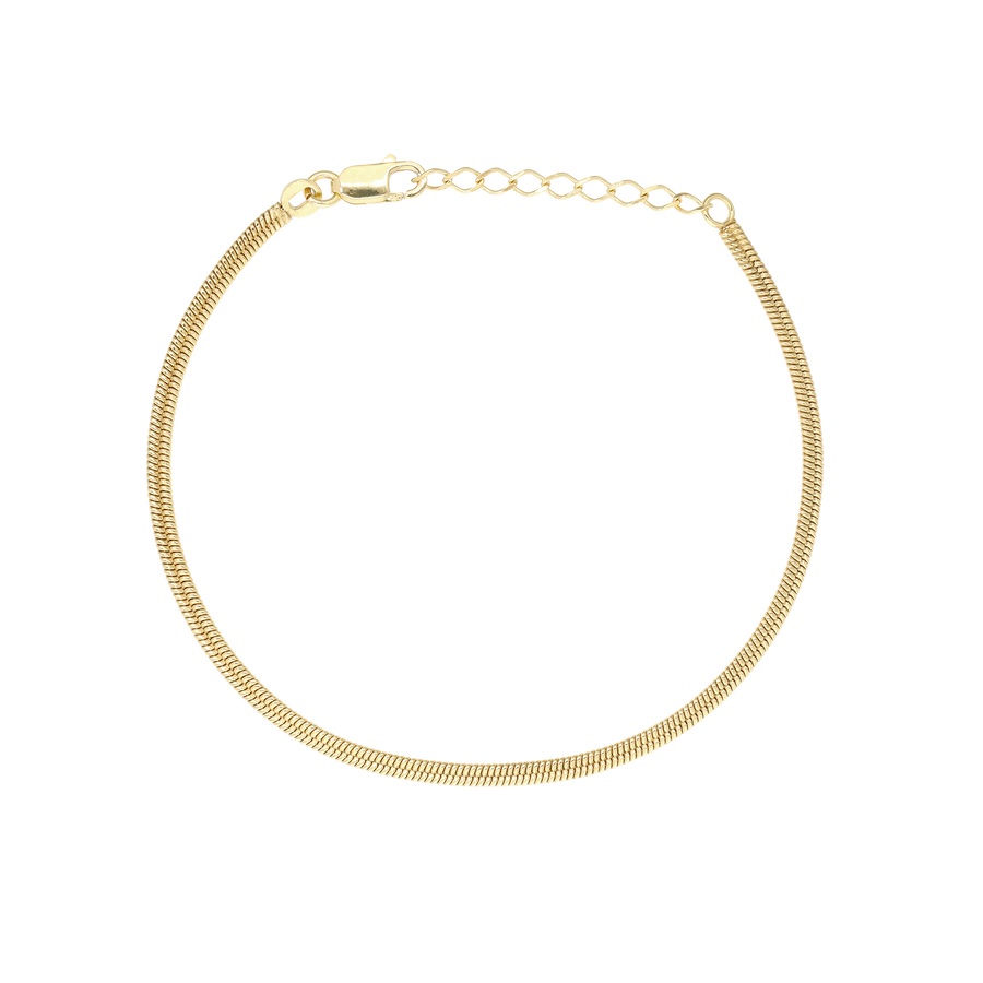 Aagaard - Forgyldt sterling sølv armbånd "Snake" - Model: 1601-S-G37