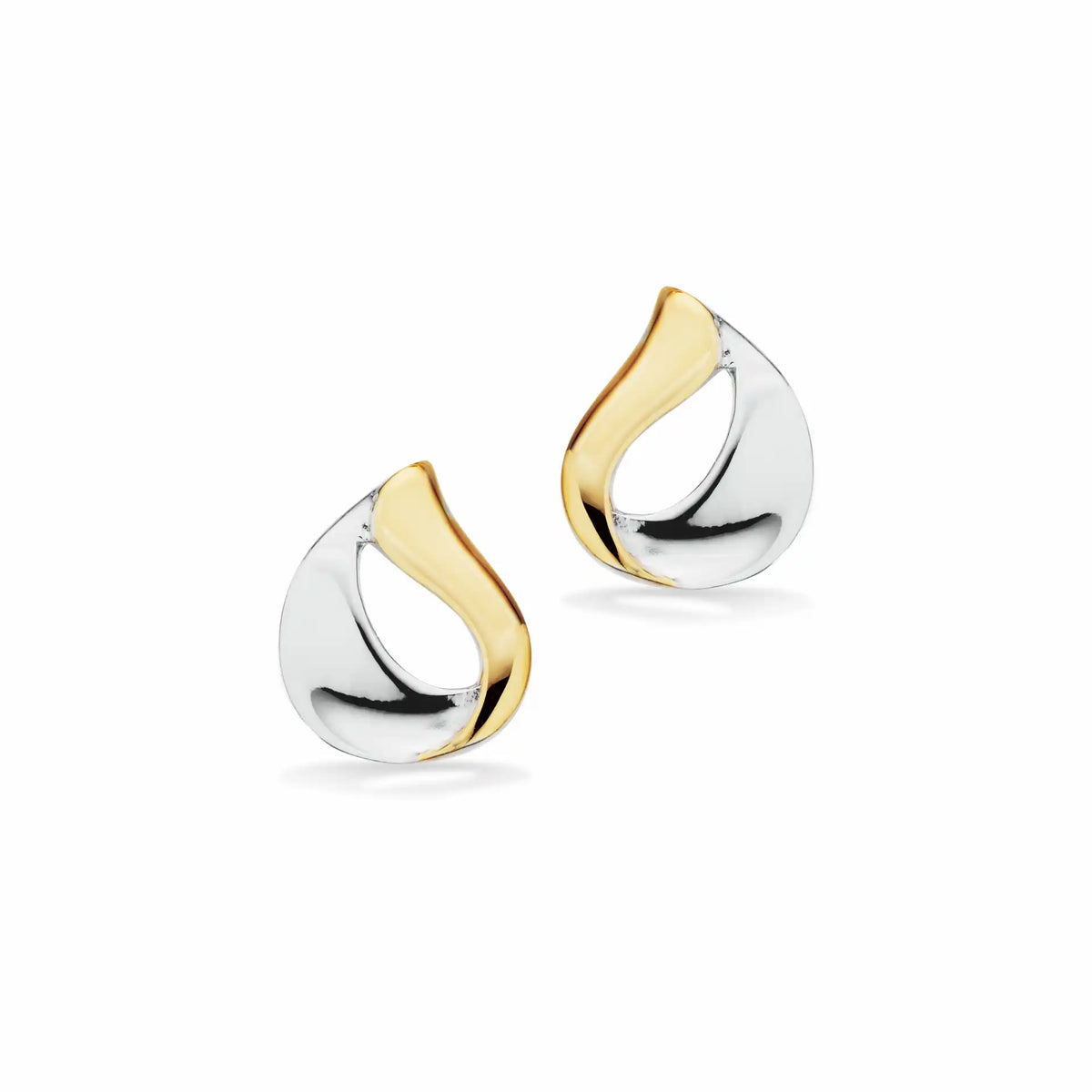Scrouples - Sølv/8 kt guld ørestikkere - Model: 160992