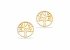 Scrouples - Ørestikker, forgyldt sølv, Livets træ - Model: 161762