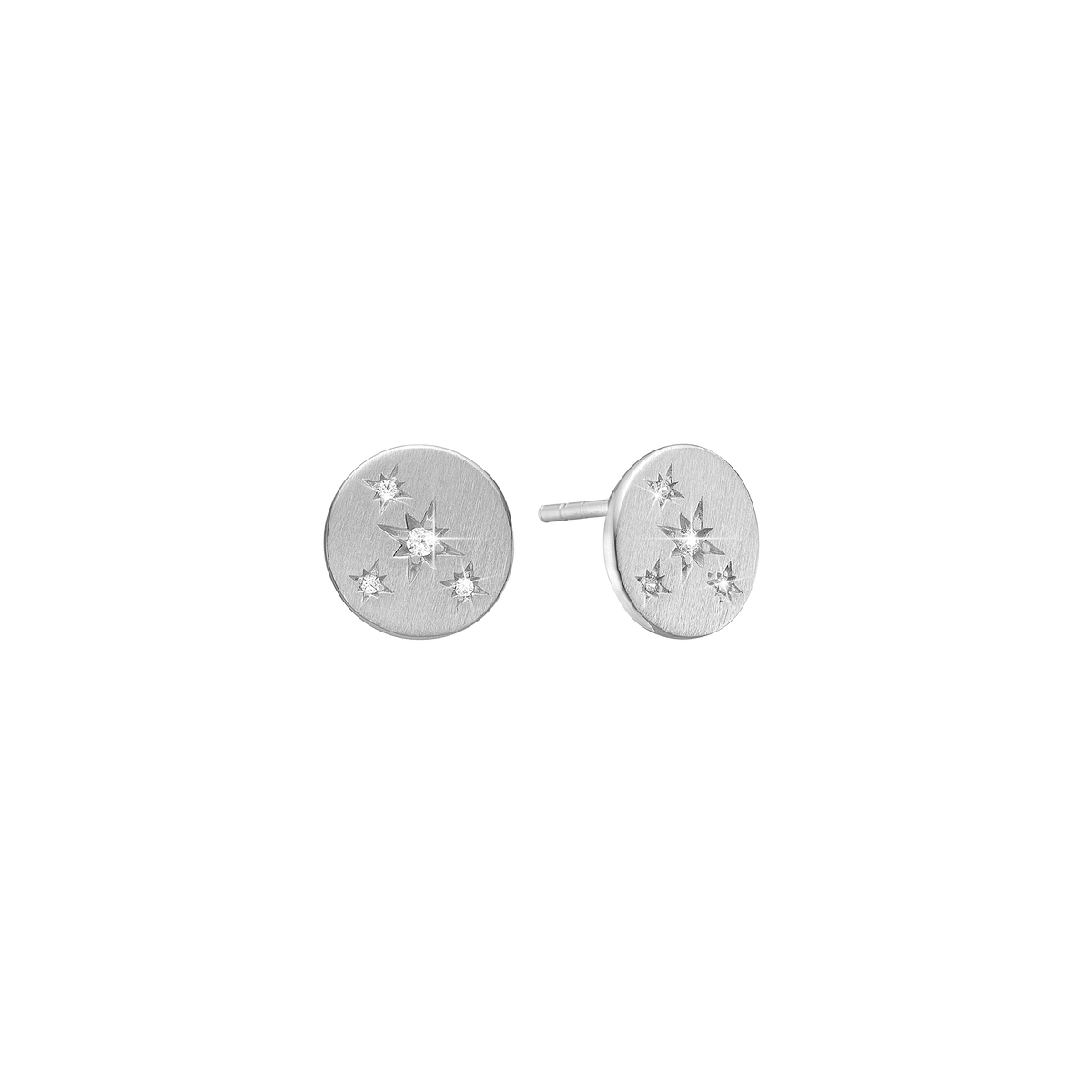 Aagaard Ørestikker Stjerner Cubic Zirkonia Sterling Sølv
