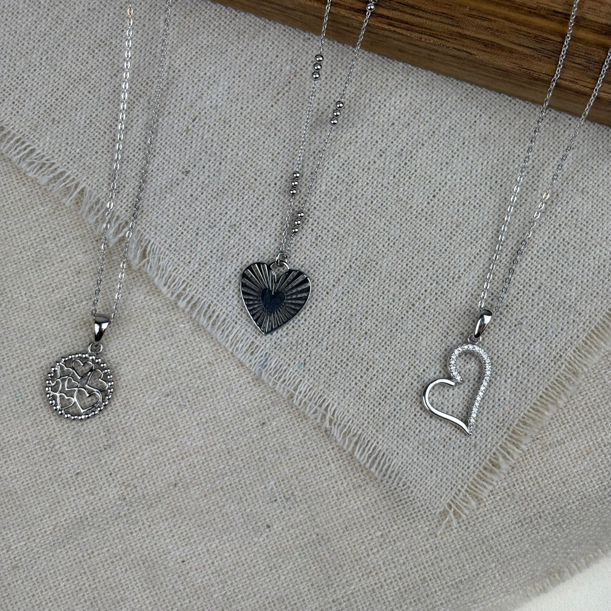 Aagaard Halskæde med Vedhæng Hjerte Cubic Zirkonia Sterling Sølv 45 cm