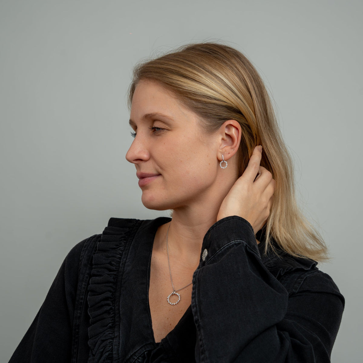 Aagaard Halskæde med Vedhæng Evig Kærlighed Cubic Zirkonia Sterling Sølv 45 cm