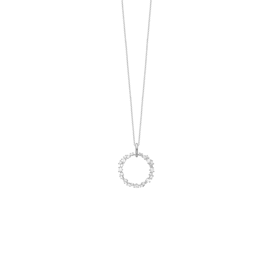 Aagaard Kampagne Halskæde Evig Kærlighed med Zirkonia Sterling Sølv - Model: 1680-S-2026-S