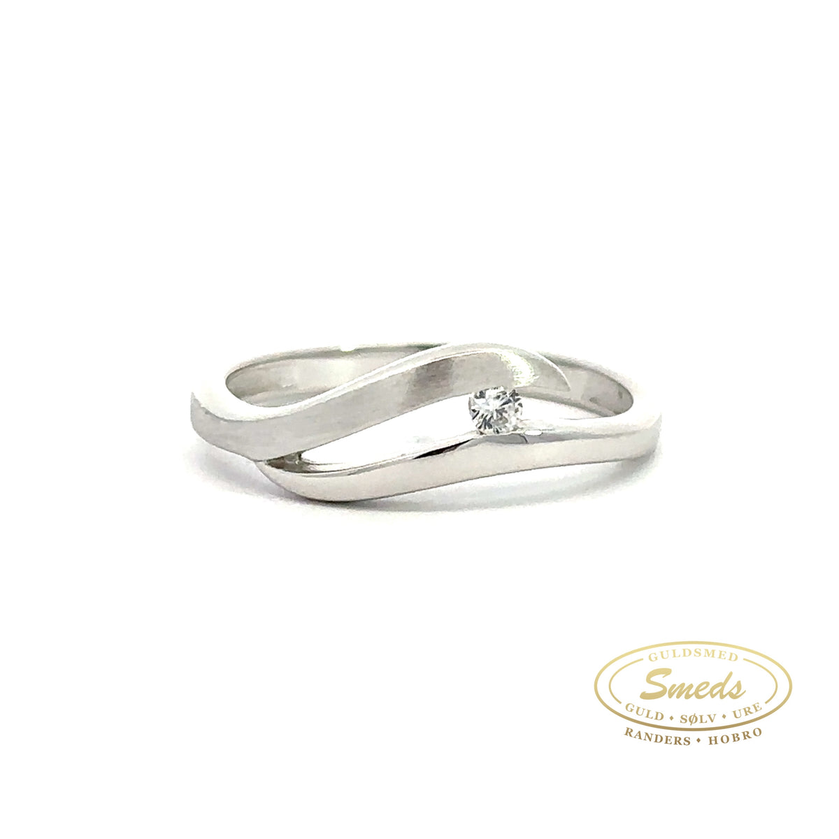 Sølv ring med synt. zirkonia - Model: 40-12737