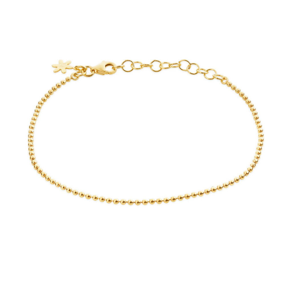 Susanne Friis Bjørner - Armbånd, forgyldt sølv, kugle - Modelnr.: SFB-1833-2-20