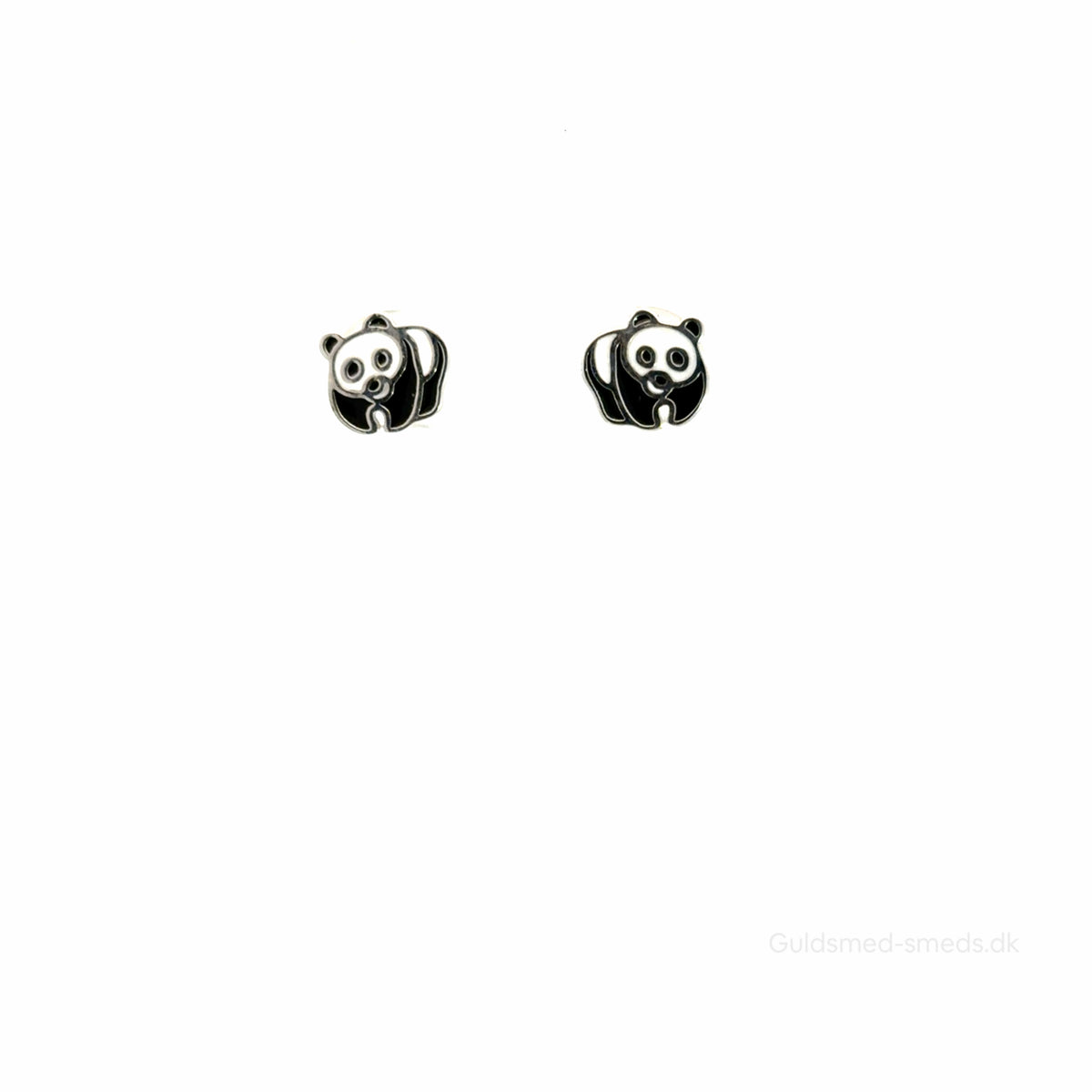 Classic Jewelry - rhod. sølvørestik, panda - Modelnr.: 30-70801-1015-99